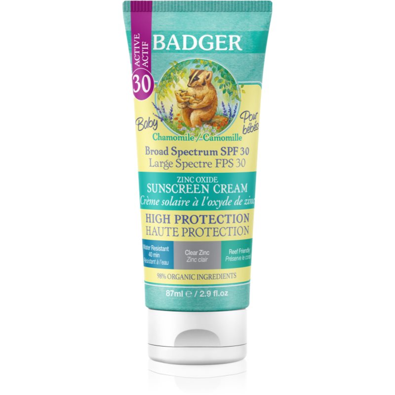 Badger Sun защитен крем за кърмачета SPF 30 87 мл.