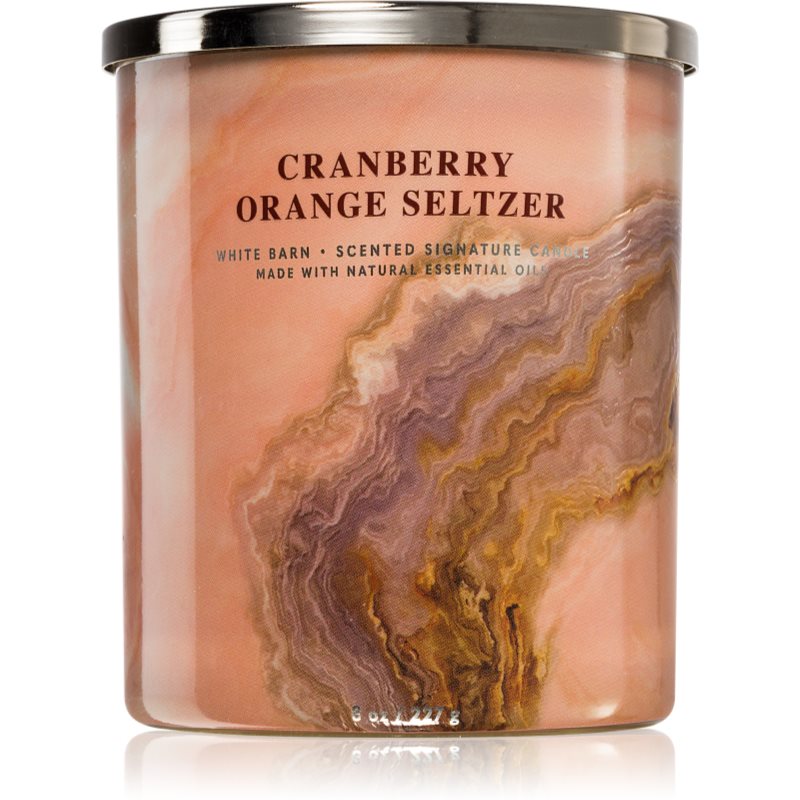 Bath & Body Works Cranberry Orange Seltzer ароматна свещ 227 гр.