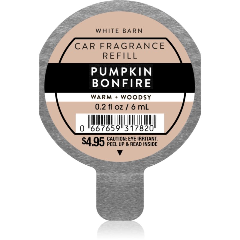 Bath & Body Works Pumpkin Bonfire aроматизатор за автомобил пълнител 6 мл.
