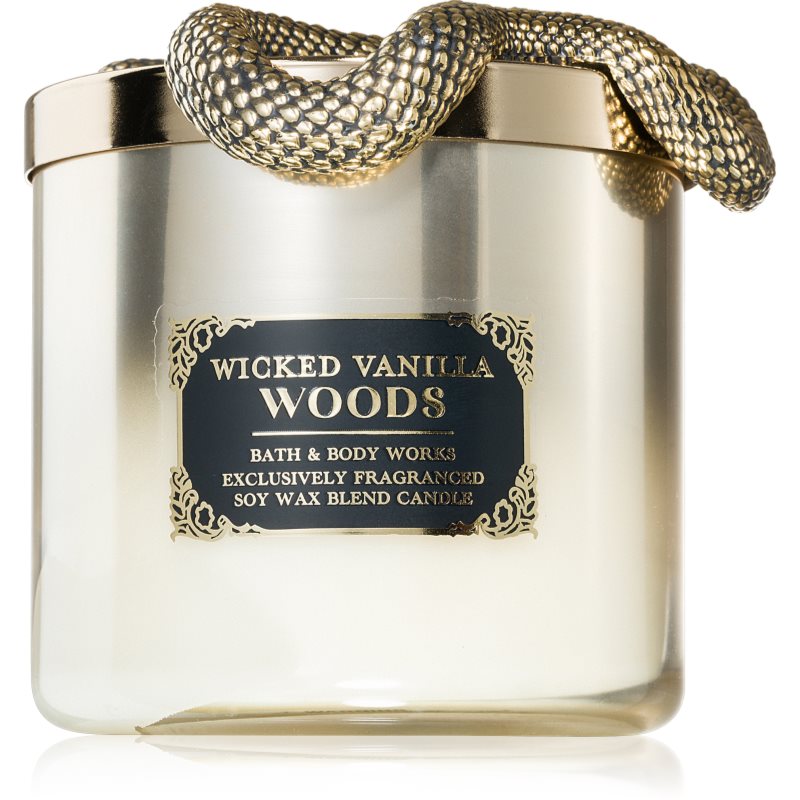 Bath & Body Works Wicked Vanilla Woods ароматна свещ 411 гр.