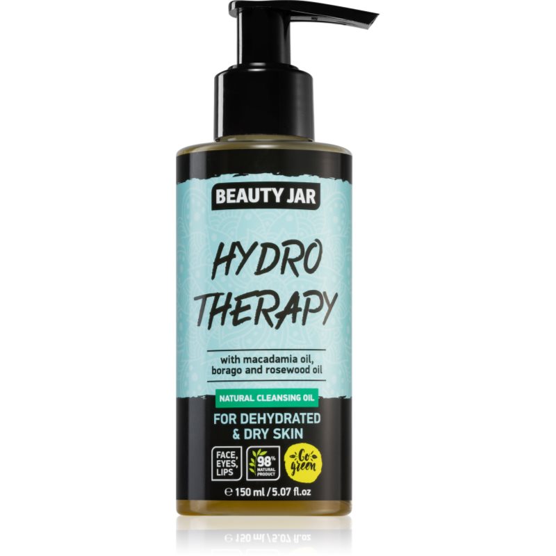 Beauty Jar Hydro Therapy подхранващо почистващо олио за дехидратирана суха кожа 150 мл.