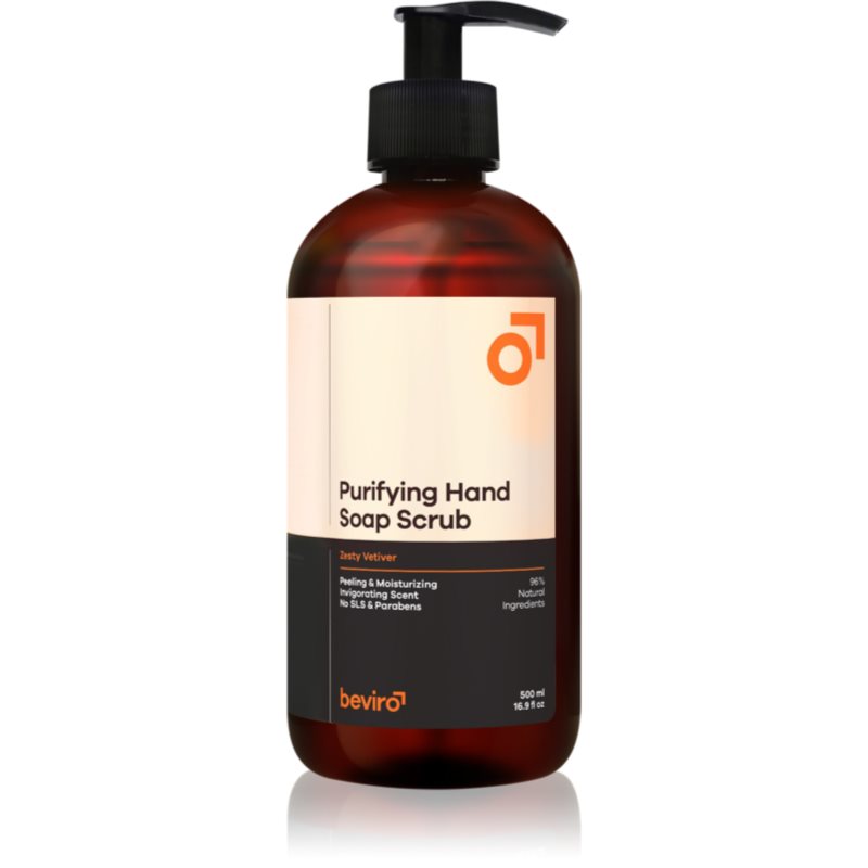 Beviro Purifying Hand Soap Scrup почистващ сапун с пилинг ефект Zesty Vetiver 500 мл. на ниска цена