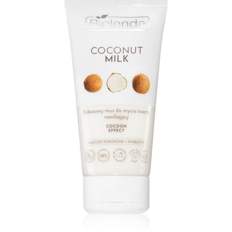 Bielenda Coconut Milk хидратираща почистваща пяна с кокос 135 гр.