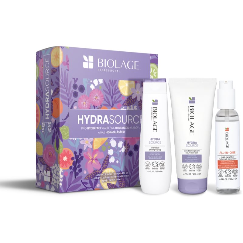 Biolage Essentials HydraSource подаръчен комплект за увредена коса