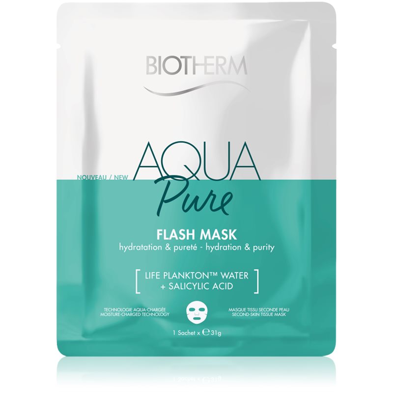 Biotherm Aqua Pure Super Concentrate платнена маска с хидратиращ ефект за регенериране на кожата 31 гр.