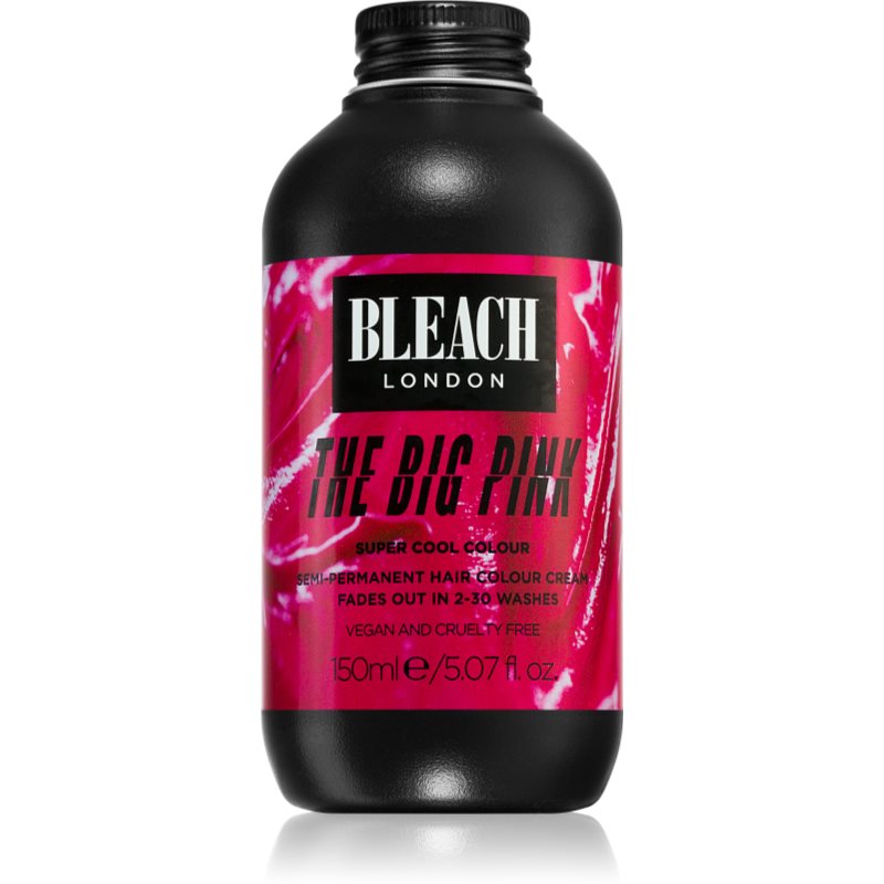 Bleach London Super Cool полу-перманента боя за коса цвят The Big Pink 150 мл.
