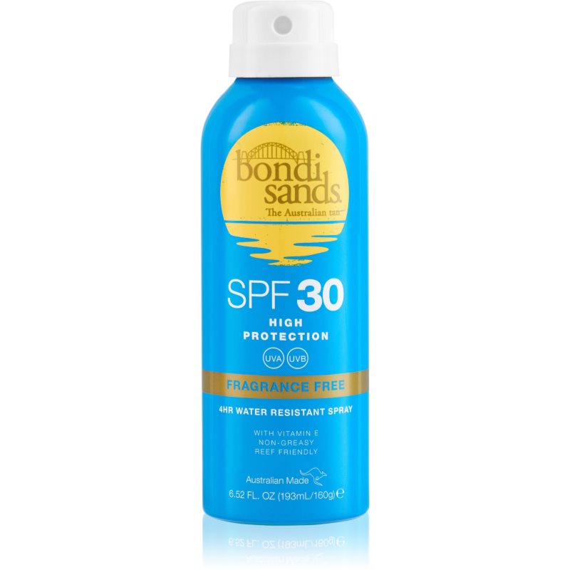 Bondi Sands SPF 30 Fragrance Free водоустойчив спрей за тен SPF 30 160 гр.