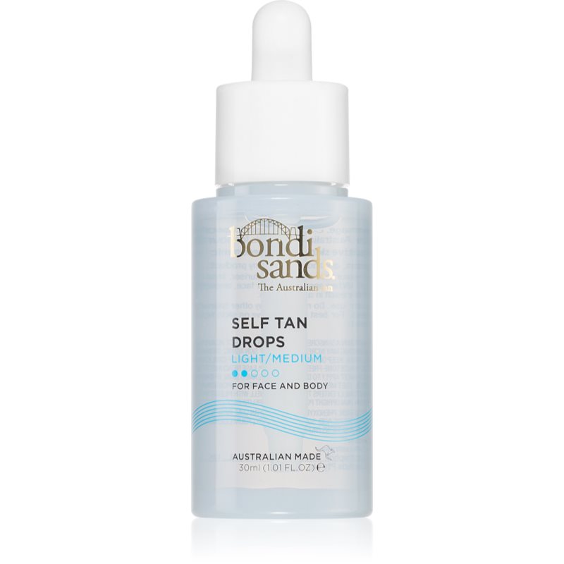 Bondi Sands Self Tan Drops автобронзантни капки за лице и тяло Light/Medium 30 мл.