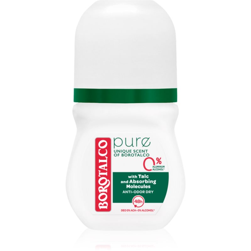 Borotalco Pure Original Freshness дезодорант рол-он без съдържание на алуминиеви соли 50 мл.