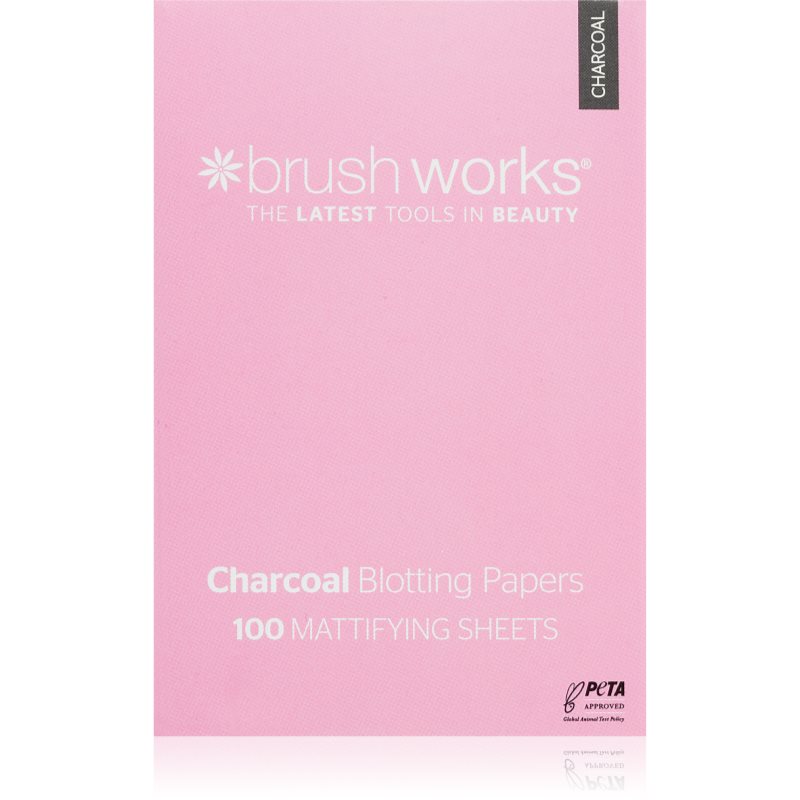 Brushworks Charcoal Blotting Papers матиращи листчета 100 бр.