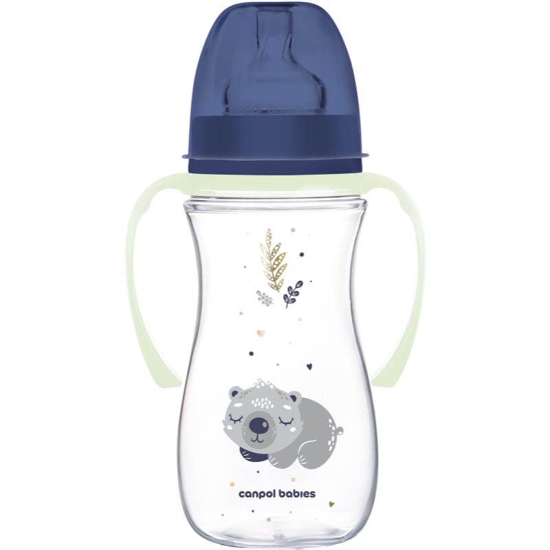 Canpol babies EasyStart Sleepy Koala 300 ml бебешко шише 12 m+ Blue 300 мл. на ниска цена