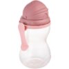 Canpol babies Sport Cup спортна бутилка със сламка Pink 12m+ 370 мл.