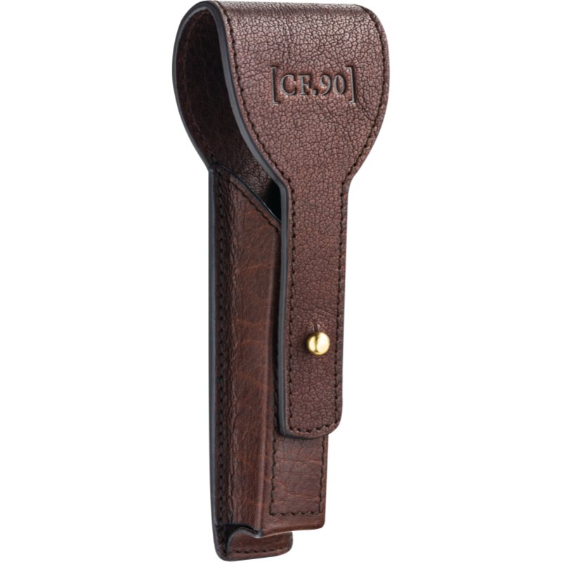 Captain Fawcett Accessories CF.90 кожена калъфка за машинка за бръснене произведено ръчно
