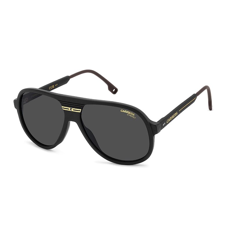 Carrera Слънчеви очила Aviator с лого - Златист - Черен -