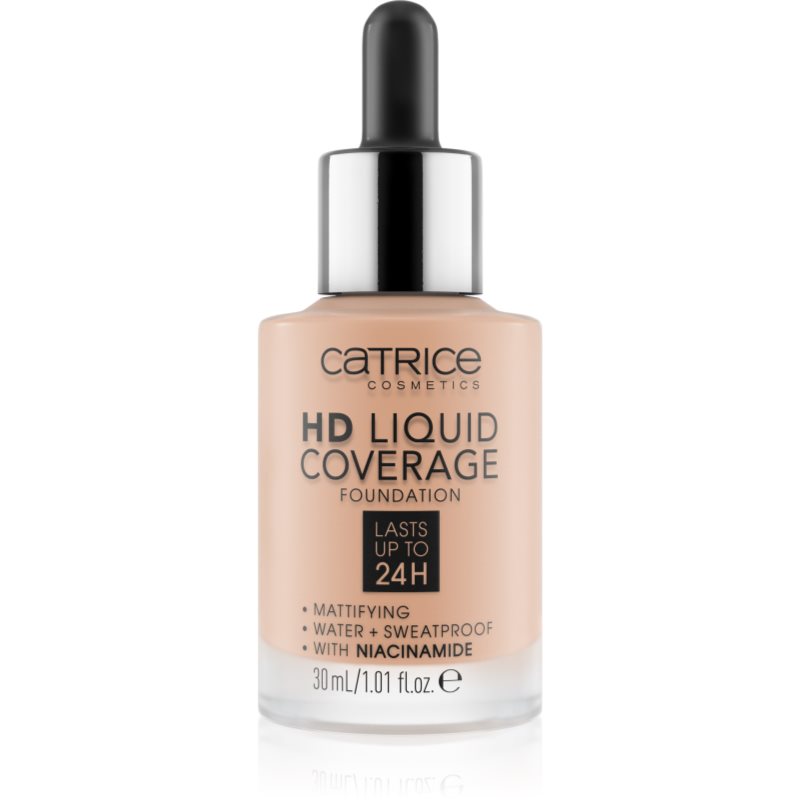Catrice HD Liquid Coverage фон дьо тен цвят 020 Rose Beige 30 мл. на ниска цена