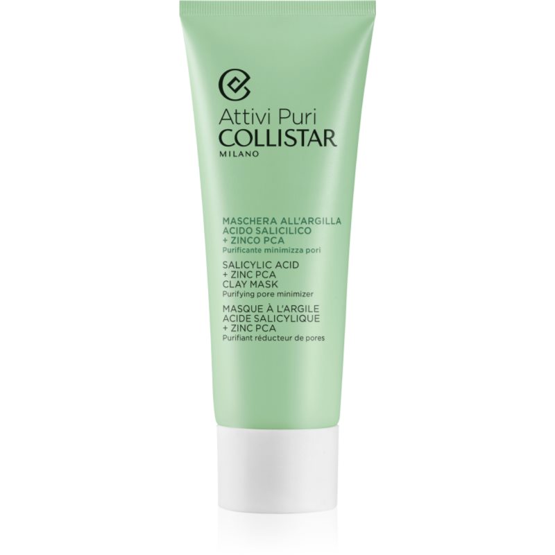 Collistar Attivi Puri Salicylic Acid + Zinc Clay Mask маска с глина с хиалуронова киселина 75 мл. на ниска цена