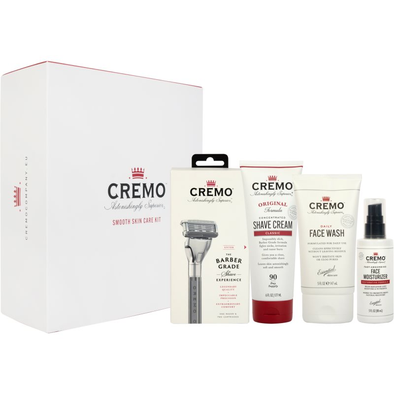 Cremo Smooth Skincare Kit подаръчен комплект за лице за мъже на ниска цена