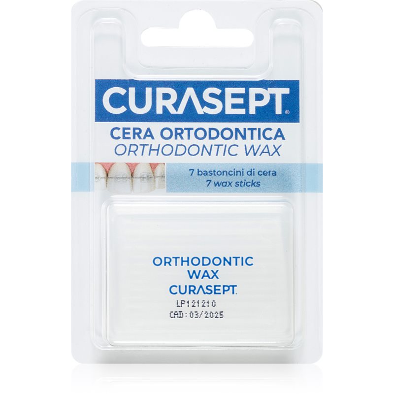 Curasept Orthodontic Wax ортодонтичен восък за брекети 7 бр.