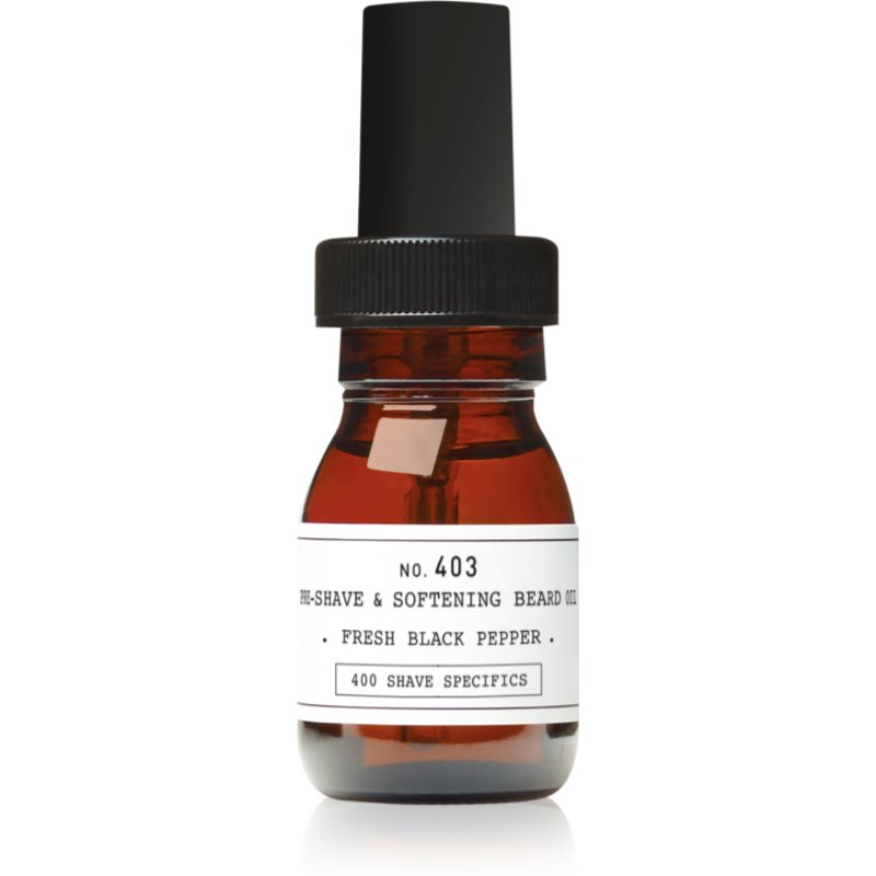 Depot No. 403 Pre-Shave&Softening Beard Oil олио преди бръснене Fresh Black Pepper 30 мл. на ниска цена