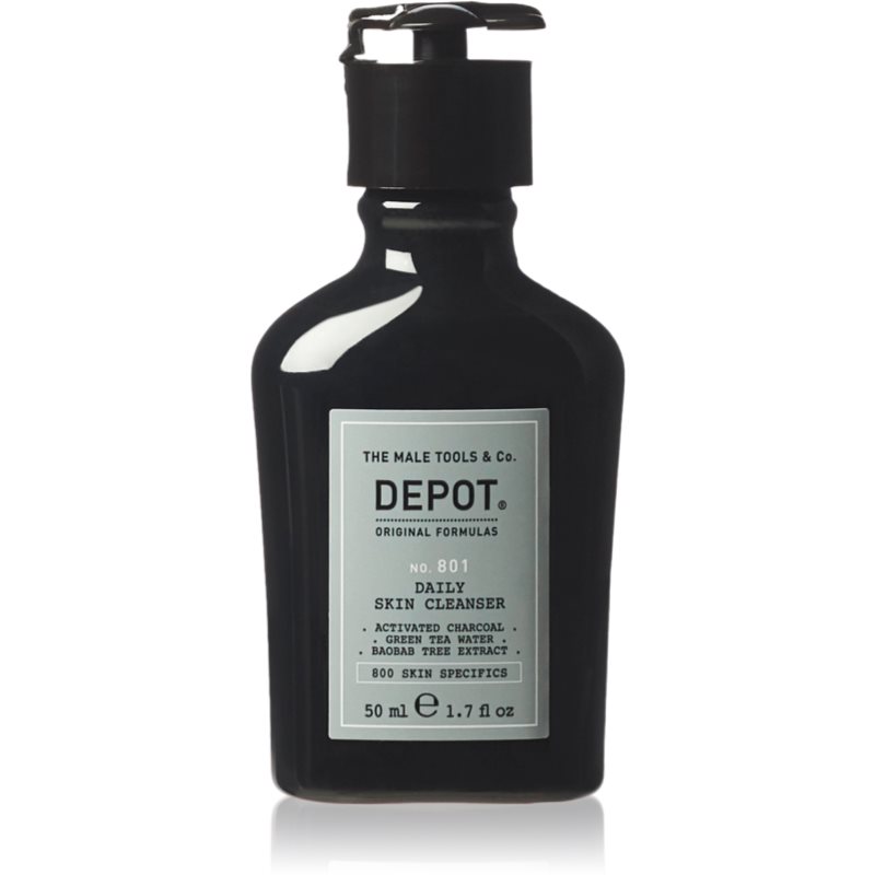 Depot No. 801 Daily Skin Cleanser почистващ гел за всички типове кожа на лицето 50 мл. на ниска цена