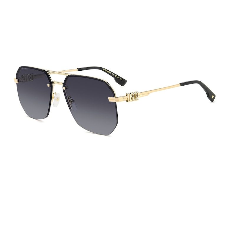 Dsquared Слънчеви очила Aviator с градиента - Златист -