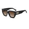 Dsquared Слънчеви очила Butterfly с градиента - Черен -