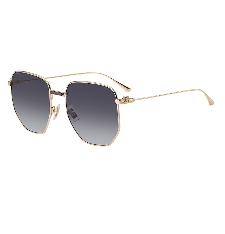 ETRO Квадратни слънчеви очила Aviator - Розово златисто -
