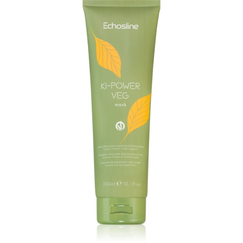 Echosline Ki-Power Veg Mask регенерираща маска за увредена коса 300 мл.