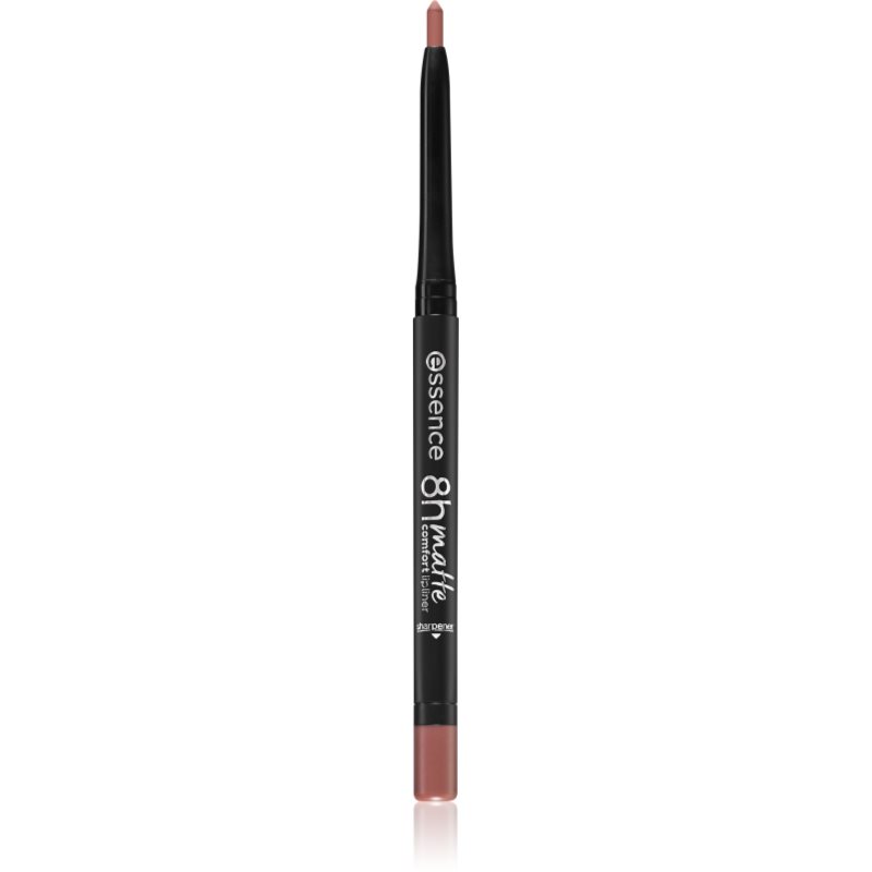 Essence 8h Matte Comfort матиран молив за устни с острилка цвят 03 Soft Beige 0