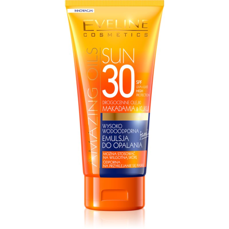 Eveline Cosmetics Amazing Oils мляко за загар SPF 30 200 мл.