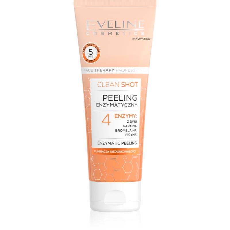 Eveline Cosmetics Clean Shot 4 Enzymes ензиматичен пилинг против несъвършенства на кожата 75 мл.