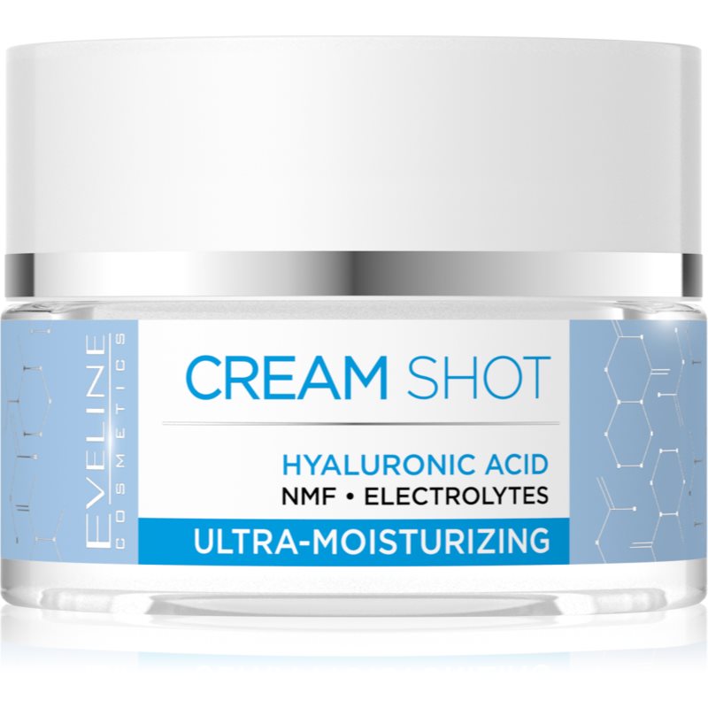 Eveline Cosmetics Cream Shot Hyaluronic Acid интензивен хидратиращ крем за суха или много суха кожа 50 мл. на ниска цена