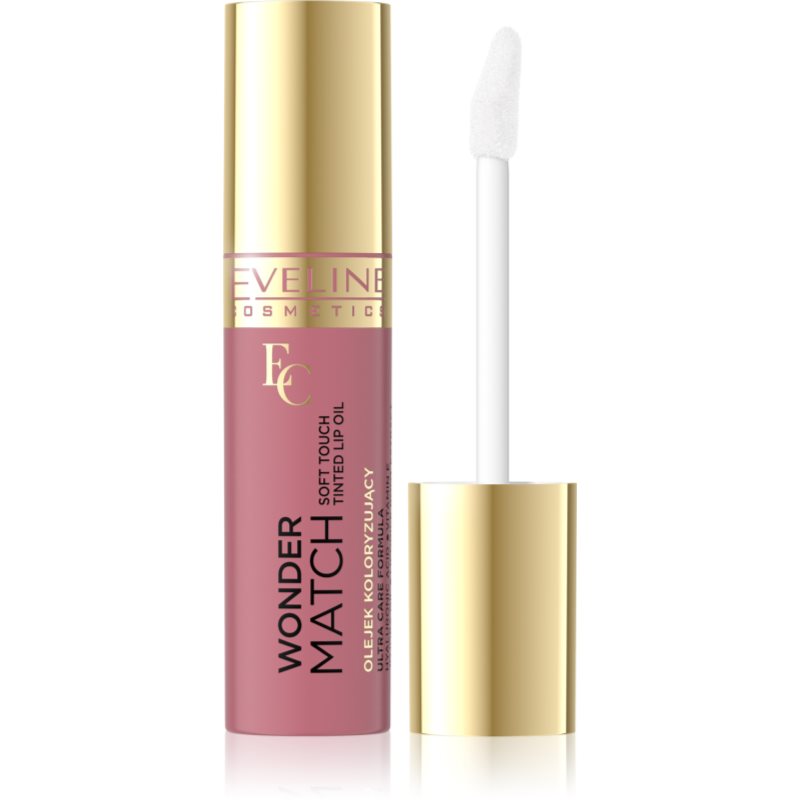 Eveline Cosmetics Wonder Match хидратиращо олио за устни цвят 03 Strawberry Ice Cream 5 мл.
