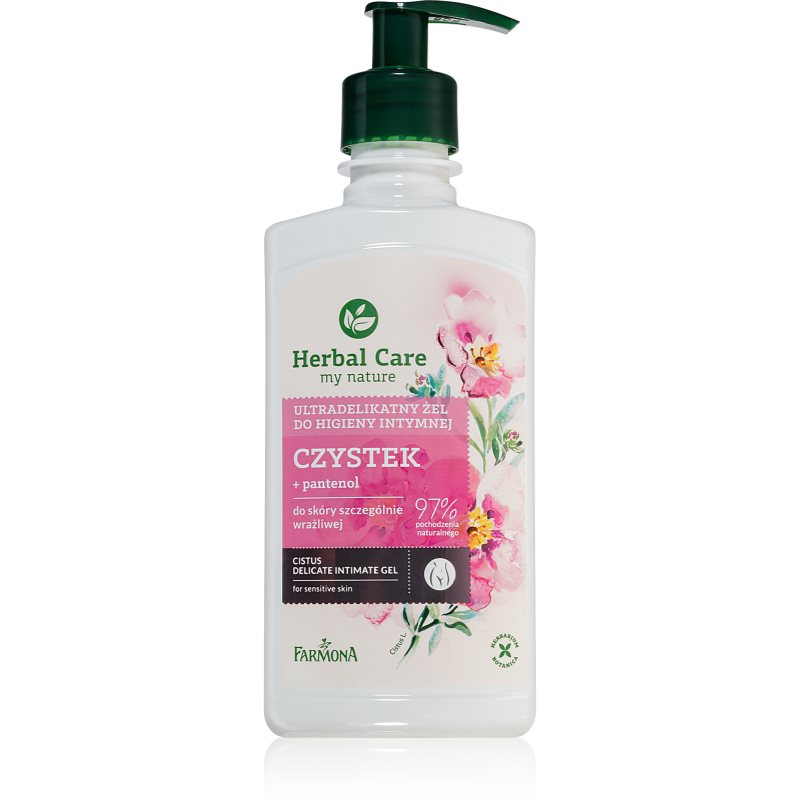 Farmona Herbal Care Cistus нежен гел за интимна хигиена за чувствителна кожа 330 мл.