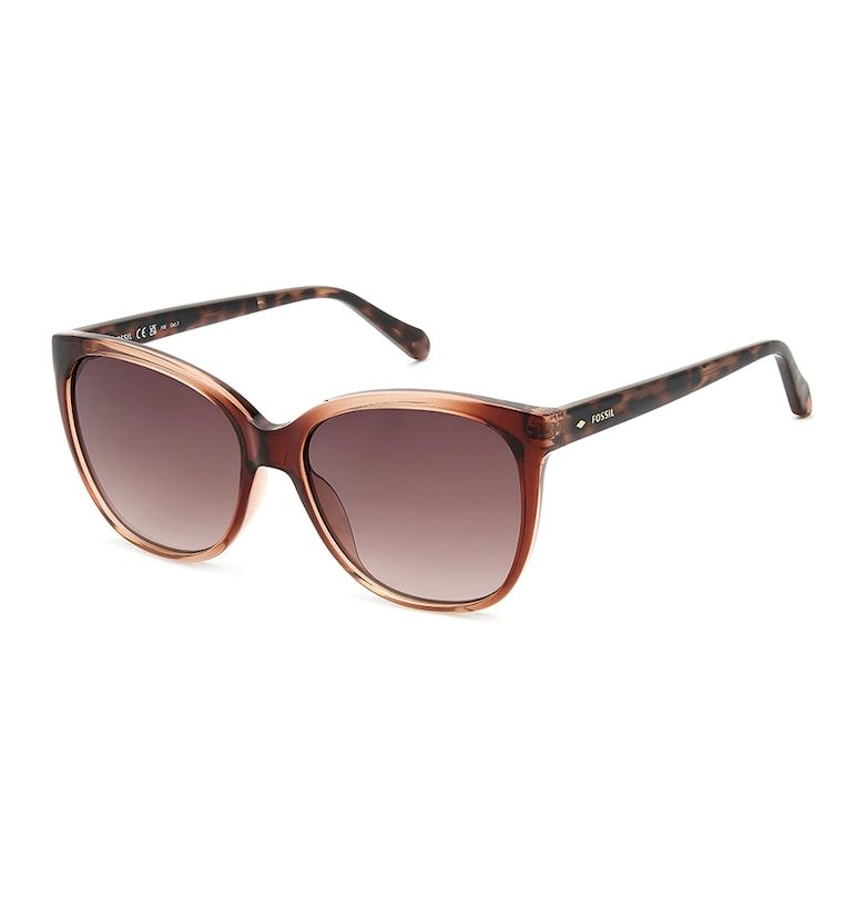 Fossil Слънчеви очила Cat-Eye с градиента