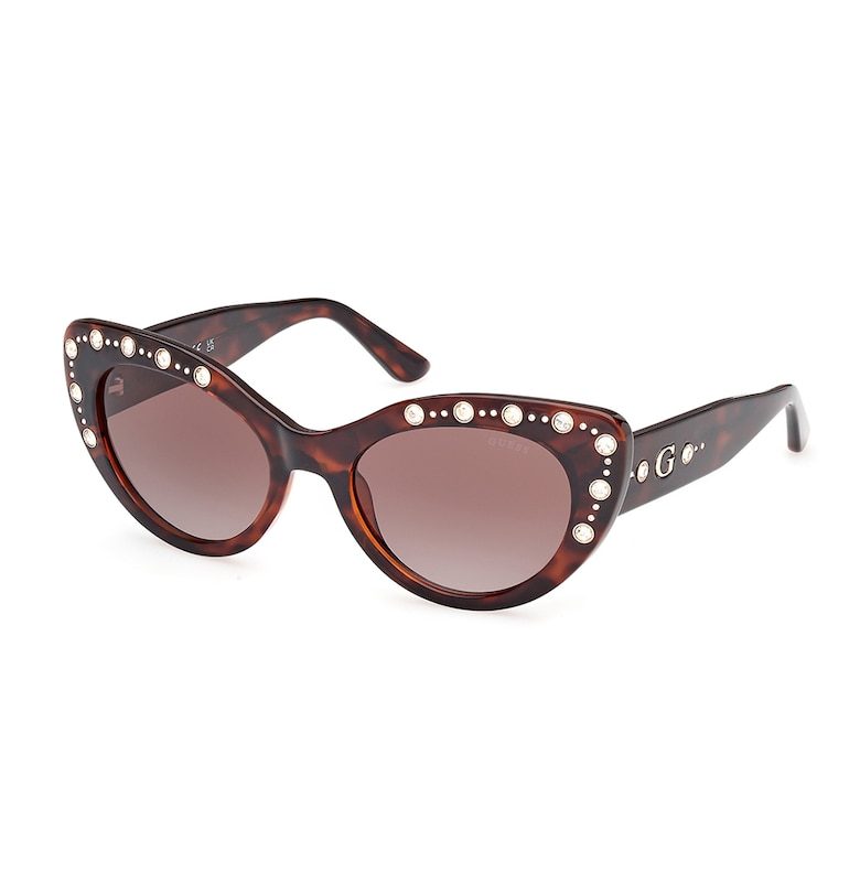 GUESS Слънчеви очила Cat-Eye с декоративни камъни