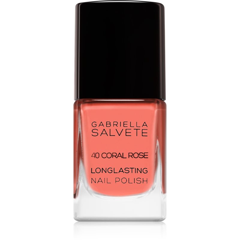 Gabriella Salvete Longlasting Enamel дълготраен лак за нокти със силен гланц цвят 40 Coral Rose 11 мл.