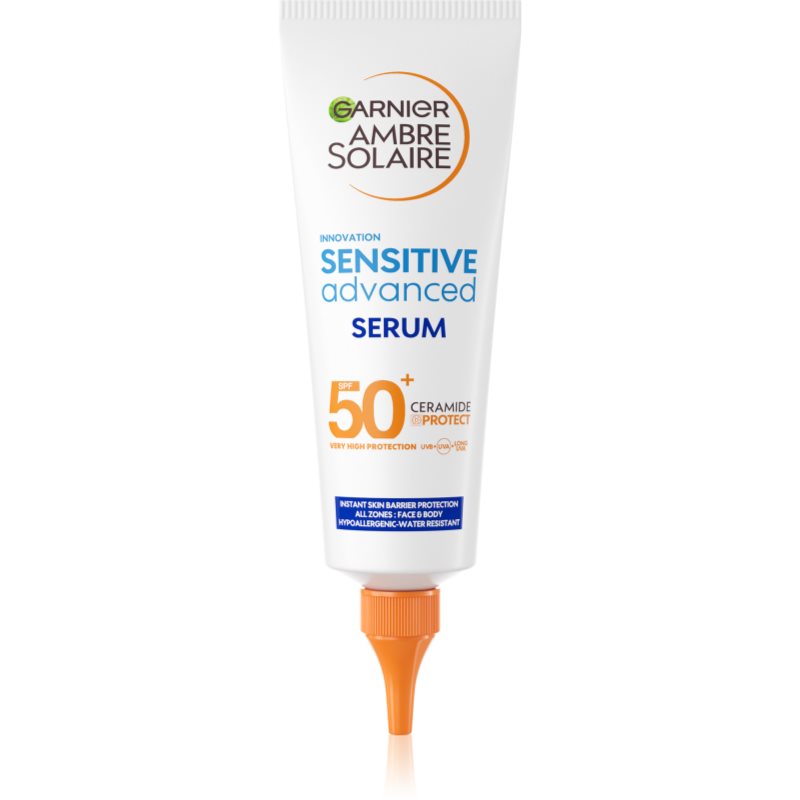 Garnier Ambre Solaire Sensitive Advanced защитен серум за тяло SPF 50+ 125 мл.