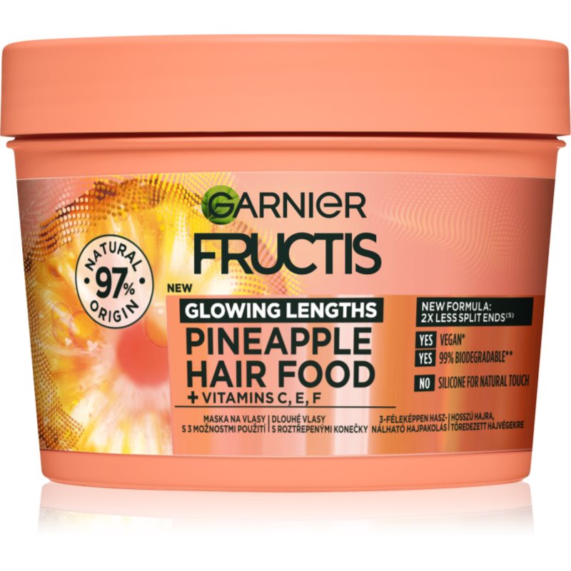 Garnier Fructis Pineapple Hair Food маска за коса за цъфтяща коса 400 мл.