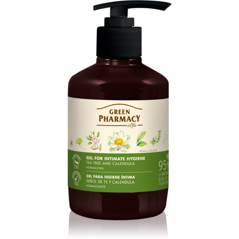 Green Pharmacy Marigold & Tea Tree Gel for Intimate Hygiene гел за интимна хигиена 370 мл.