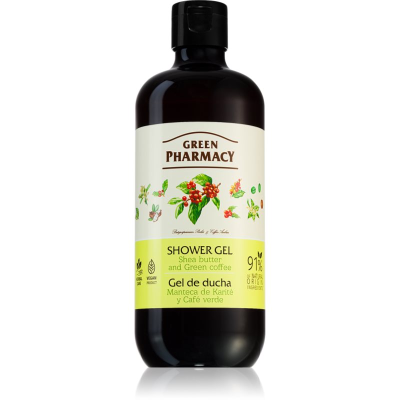 Green Pharmacy Shea Butter & Green Coffee Shower Gel душ гел 500 мл.