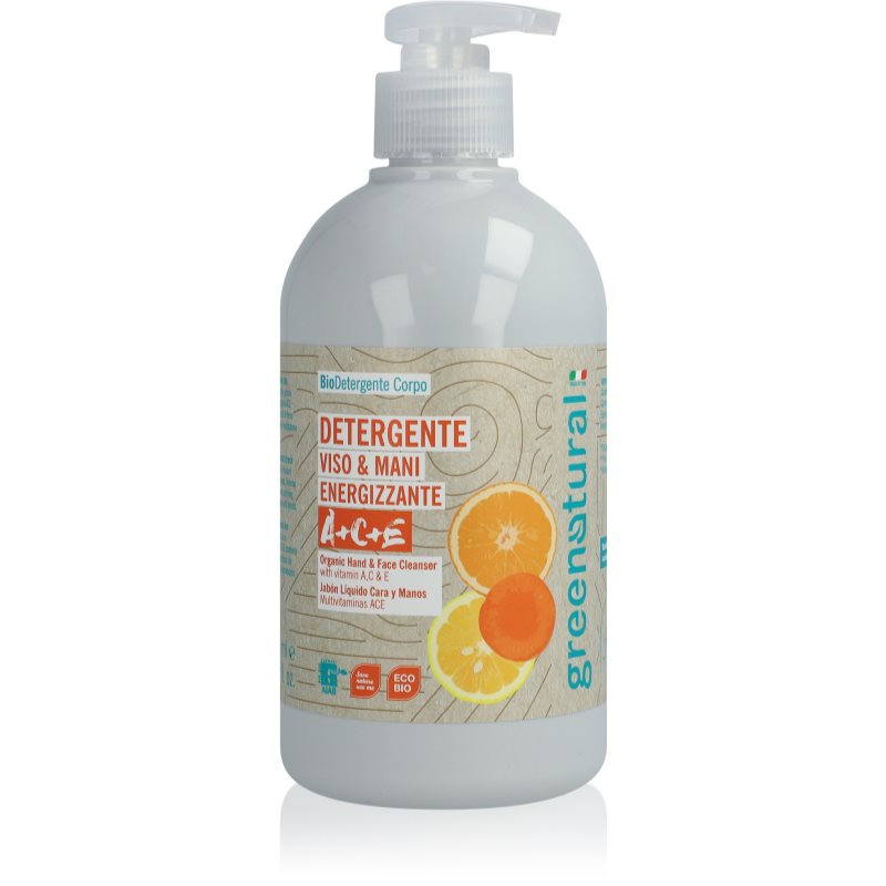 Greenatural Liquid Soap течен сапун за ръце с витамини A