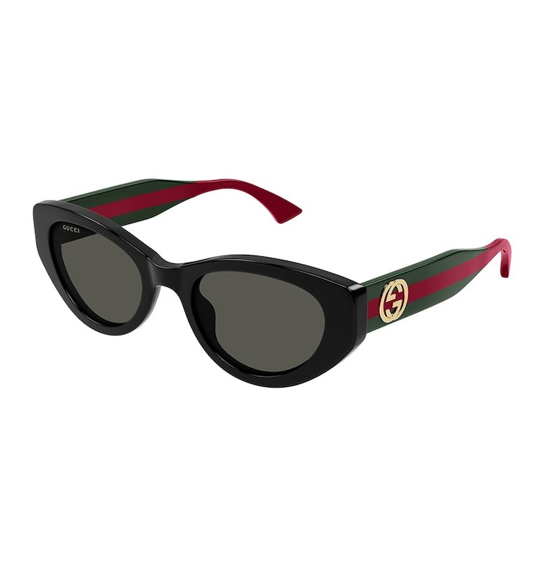 Gucci Овални слънчеви очила с лого