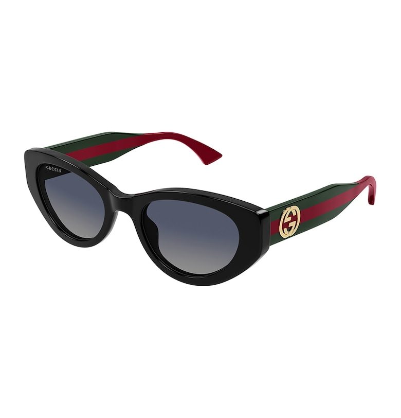 Gucci Овални слънчеви очила с лого