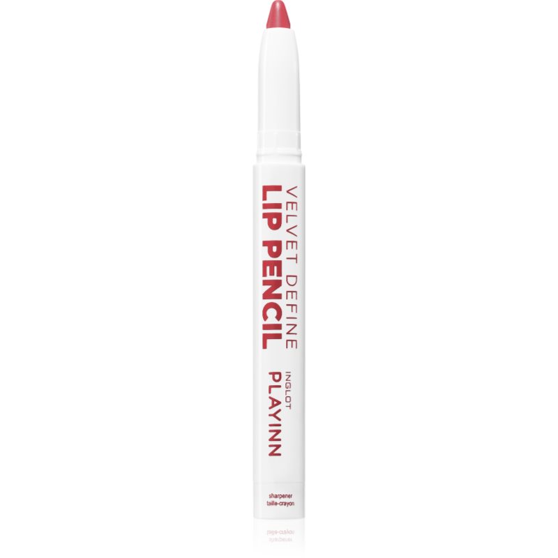 Inglot PlayInn Velvet Define Lip Pencil интензивен молив за устни цвят MUTED BERRY 66 1