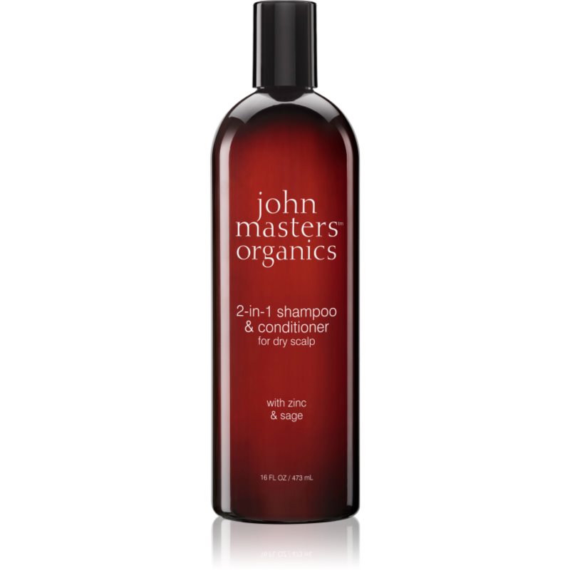 John Masters Organics Scalp 2 in 1 Shampoo with Zinc & Sage шампоан и балсам 2 в1 473 мл.