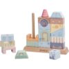 Jouéco The Wildies Family Stacking Houses играчка за подреждане от дърво 12 m+ 20 бр.