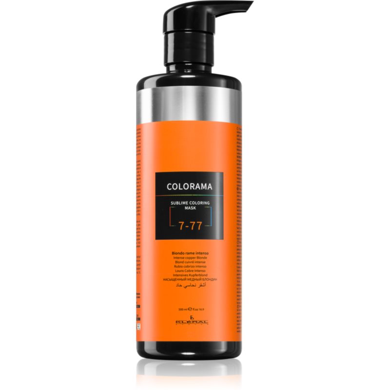 Kléral system Colorama Възстановяваща цветна маска за всички видове коса Intense Copper Blond 7.77 500 мл. на ниска цена