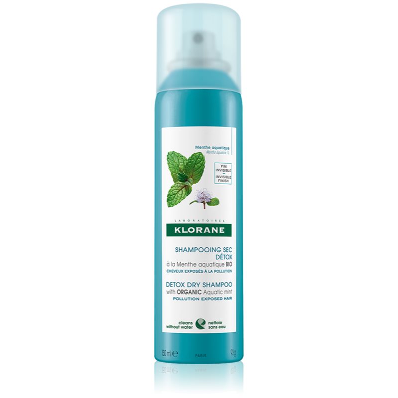 Klorane Organic Mint сух шампоан за коса