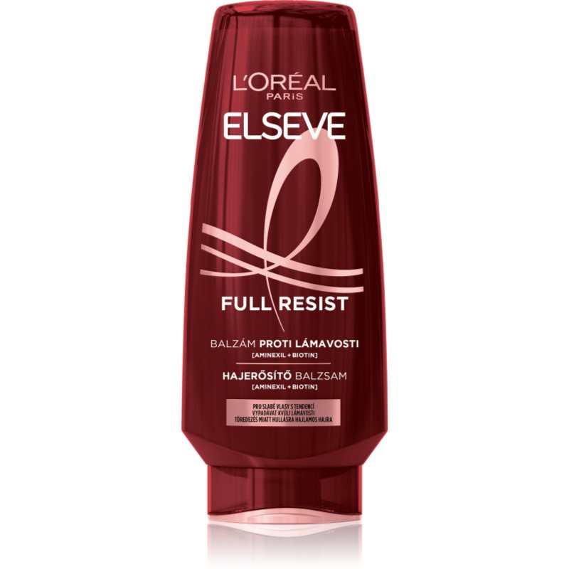 L’Oréal Paris Elseve Full Resist Aminexil подсилващ балсам за тънка коса със склонност към косопад 300 мл. на ниска цена